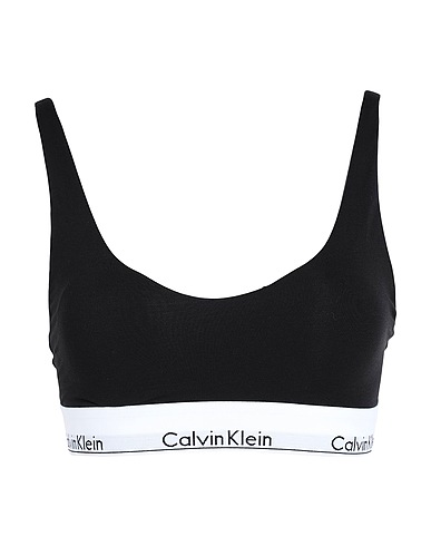CALVIN KLEIN UNDERWEAR Bra Black 53% Cotton, 35% Modal, 12% Elastane