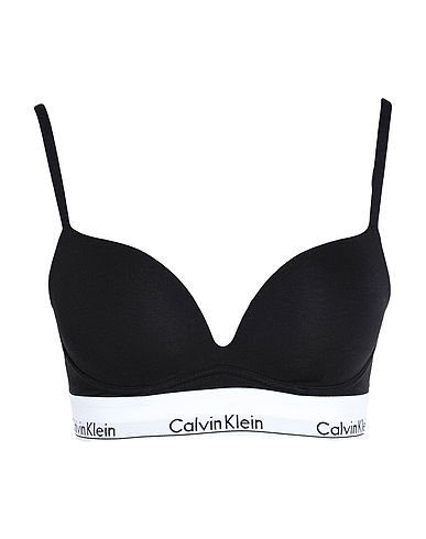 CALVIN KLEIN UNDERWEAR Bra Black 53% Cotton, 35% Modal, 12% Elastane