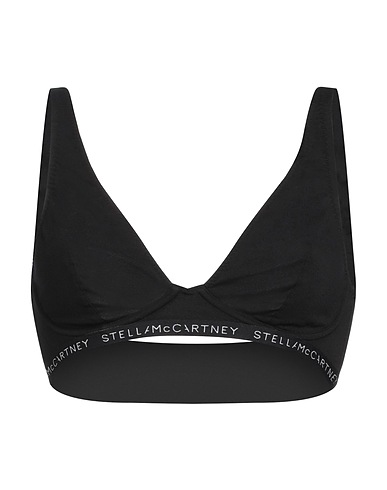 STELLA McCARTNEY Bra Black 93% Cotton, 7% Elastane