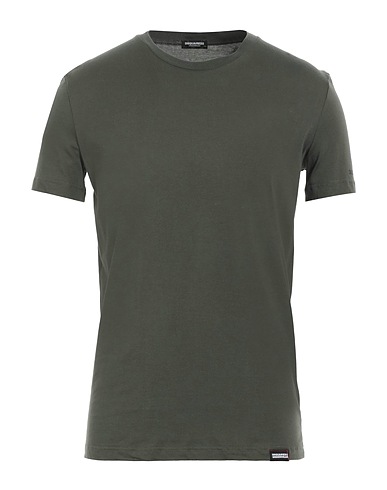 DSQUARED2 Camiseta interior Verde oscuro 95% Algodón, 5% Elastán