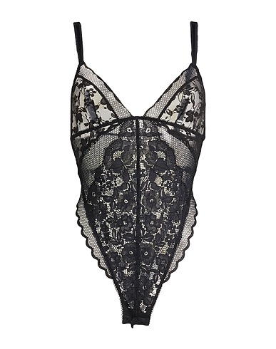 STELLA McCARTNEY Lingerie bodysuit Black 92% Polyamide, 8% Elastane, Polyester