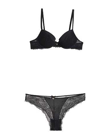 TWINSET UNDERWEAR Coordinato Nero 80% Poliammide, 20% Elastan