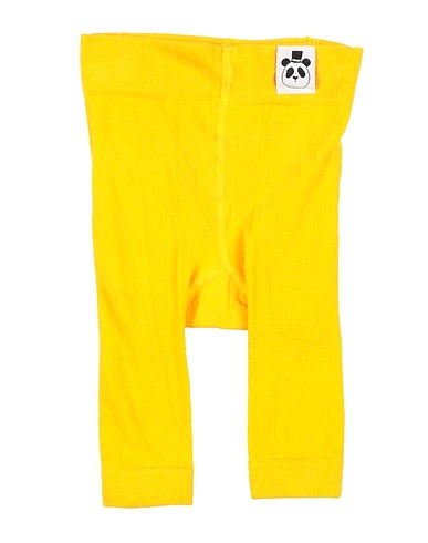MINI RODINI Leggings Yellow 80% Organic cotton, 18% Polyamide, 2% Elastane
