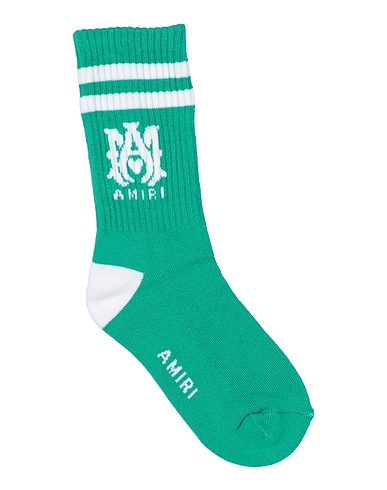 AMIRI Socks & tights Green 78% Cotton, 20% Polyester, 2% Elastane