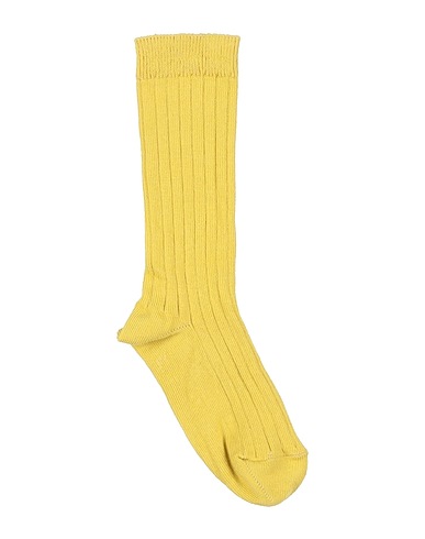BONTON Calze e Calzini Senape 79% Cotone, 18% Poliammide, 3% Elastan