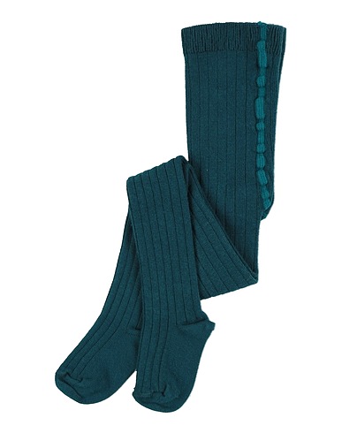 BONTON Socks & tights Deep teal 79% Cotton, 18% Polyamide, 3% Elastane