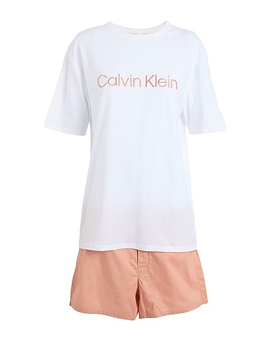 CALVIN KLEIN UNDERWEAR Sleepwear White 38% Polyester, 34% Cotton, 23% Recycled cotton, 5% Elastane