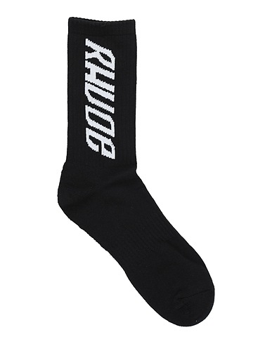 RHUDE Καλσόν και Κάλτσες Μαύρο 80% Βαμβάκι, 12% Πολυεστέρας, 8% Ελαστάνη