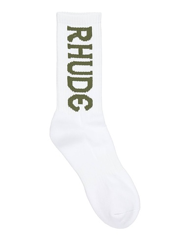 RHUDE Socks & tights White 80% Cotton, 12% Polyester, 8% Elastane
