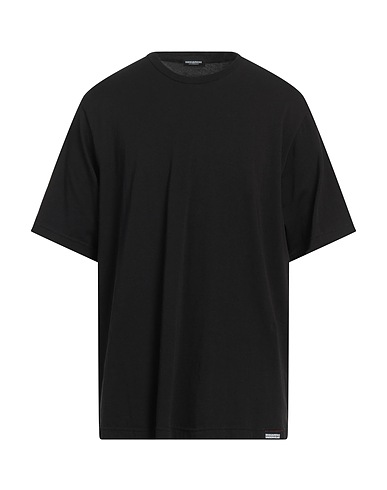 DSQUARED2 Undershirt UNDERWEAR Black 95% Cotton, 5% Elastane