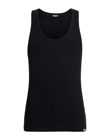 DSQUARED2 Undershirt UNDERWEAR Black 100% Cotton