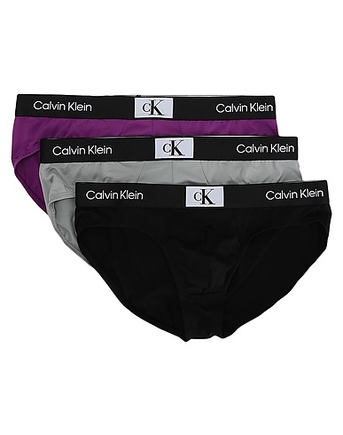 CALVIN KLEIN UNDERWEAR Slip Schwarz 88% Recyceltes Polyester, 12% Elastan