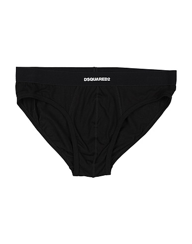 DSQUARED2 Brief UNDERWEAR Black 95% Cotton, 5% Elastane