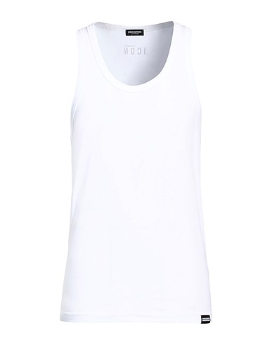 DSQUARED2 Undershirt White 89% Cotton, 11% Elastane