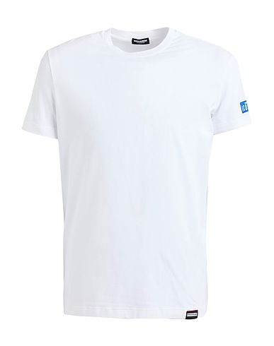 DSQUARED2 Undershirt UNDERWEAR White 89% Cotton, 11% Elastane