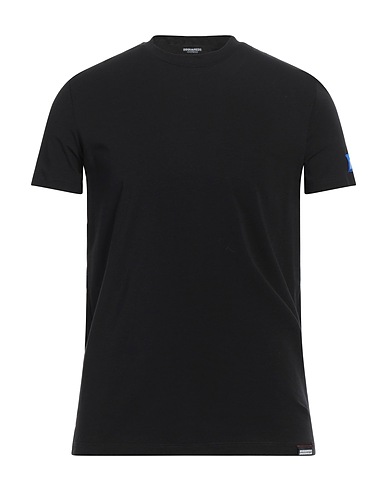DSQUARED2 Undershirt UNDERWEAR Black 89% Cotton, 11% Elastane