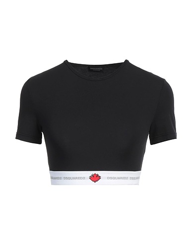 DSQUARED2 Unterhemd Schwarz 90% Baumwolle, 10% Elastan