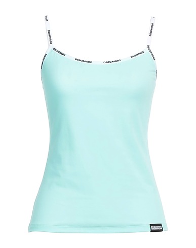 DSQUARED2 Undershirt Light green 80% Cotton, 20% Elastane