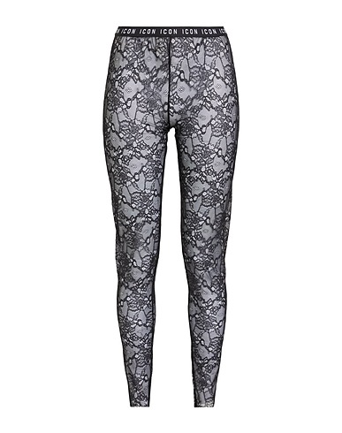 DSQUARED2 レギンス ブラック ナイロン 90% / ポリウレタン 10%