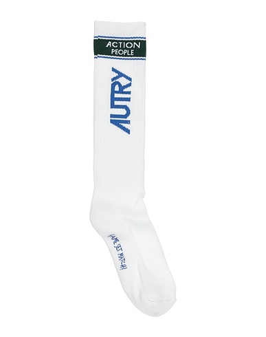 AUTRY Calze e Calzini Bianco 78% Cotone, 10% Elastan, 10% Fibre elastiche, 2% Nylon