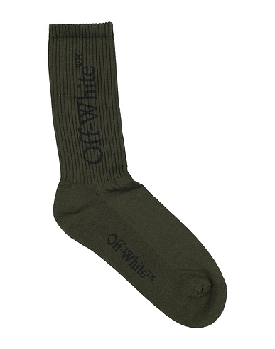 OFF-WHITE™ Socks & tights Military green 70% Cotton, 27% Polyamide, 3% Elastane