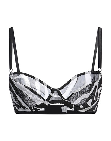 DOLCE&GABBANA Bra UNDERWEAR Black 80% Polyamide, 20% Elastane