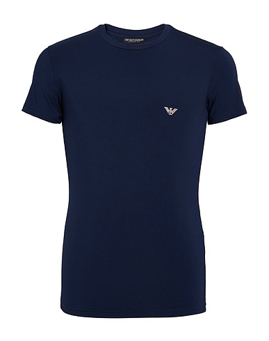 EMPORIO ARMANI Undershirt Midnight blue 90% Modacrylic, 10% Elastane