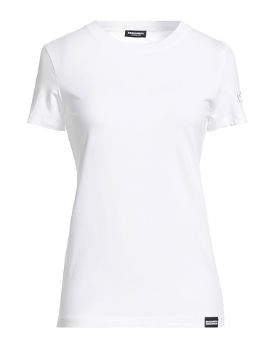 DSQUARED2 Undershirt ICON UNDERWEAR White 89% Cotton, 11% Elastane