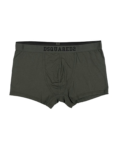 DSQUARED2 Boxer UNDERWEAR Military green 95% Cotton, 5% Elastane