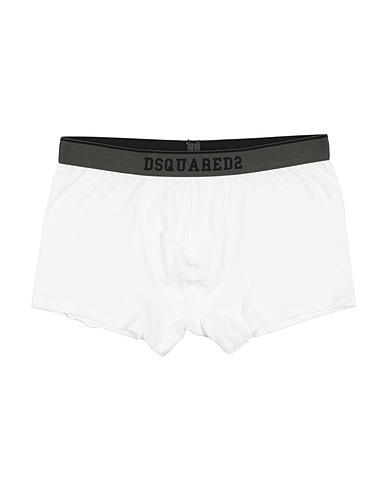 DSQUARED2 Boxer UNDERWEAR Bianco 95% Cotone, 5% Elastan
