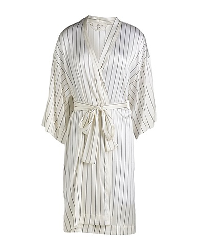 VIVIS Dressing gowns & bathrobes Off white 65% Silk, 30% Viscose, 5% Elastane