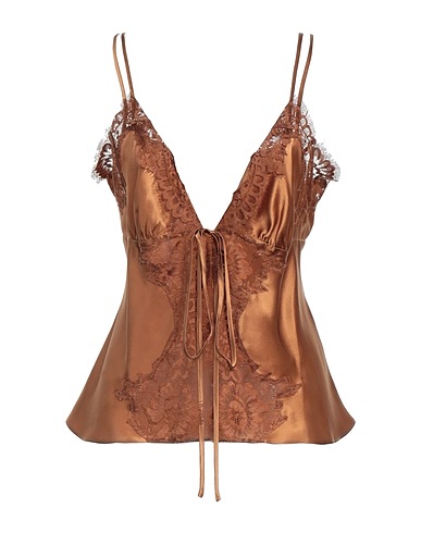 VIVIS T-shirt intima Cammello 100% Seta