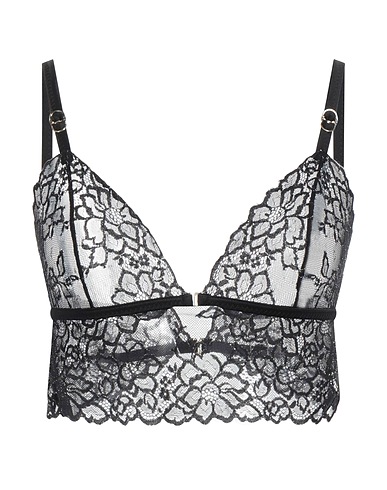 STELLA McCARTNEY Bra Black 98% Polyamide, 2% Polyester