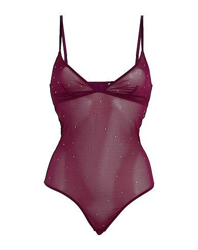 STELLA McCARTNEY ボディスーツ ランジェリー パープル ナイロン 82% / ポリウレタン 18%