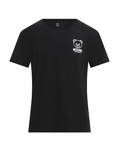 MOSCHINO Undershirt Black 94% Cotton, 6% Elastane