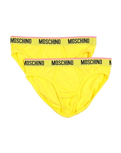 MOSCHINO Slip Giallo 95% Cotone, 5% Elastan
