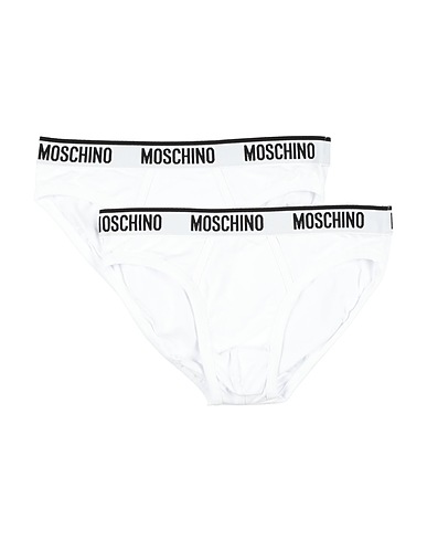 MOSCHINO Slip Bianco 95% Cotone, 5% Elastan