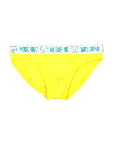 MOSCHINO Slip Gelb 94% Baumwolle, 6% Elastan