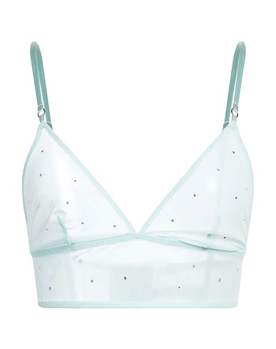 STELLA McCARTNEY Bra Light green 82% Polyamide, 18% Elastane