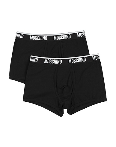 MOSCHINO Boxer Nero 95% Cotone, 5% Elastan