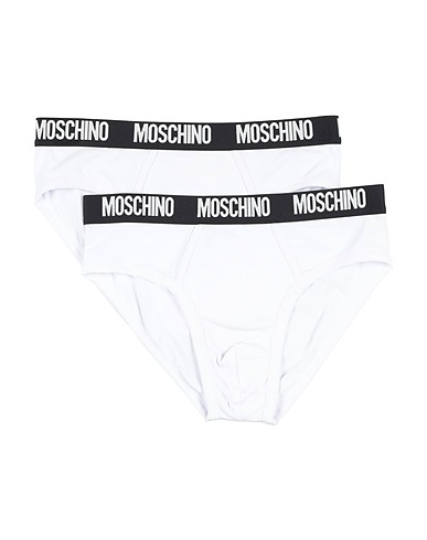 MOSCHINO Brief UNDERWEAR White 93% Cotton, 7% Elastane