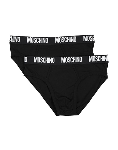 MOSCHINO Slip UNDERWEAR Schwarz 93% Baumwolle, 7% Elastan