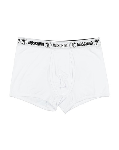 MOSCHINO Boxer Bianco 95% Cotone, 5% Elastan