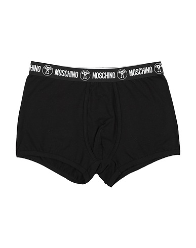MOSCHINO Boxer Black 95% Cotton, 5% Elastane