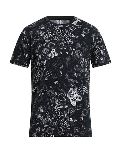 MOSCHINO Undershirt Black 93% Cotton, 7% Elastane