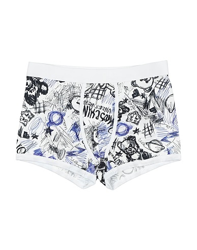 MOSCHINO Boxer Bianco 93% Cotone, 7% Elastan