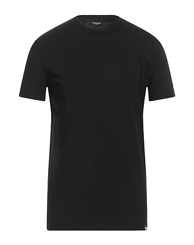 DSQUARED2 Undershirt Black 89% Cotton, 11% Elastane
