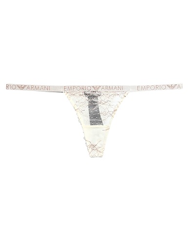 EMPORIO ARMANI Slip Avorio 77% Poliammide, 19% Elastan, 4% Poliestere, Fibra di metallo