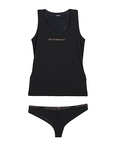 EMPORIO ARMANI Set Black 95% Cotton, 5% Elastane