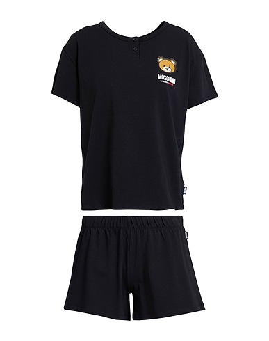MOSCHINO Sleepwear Black 93% Cotton, 7% Elastane